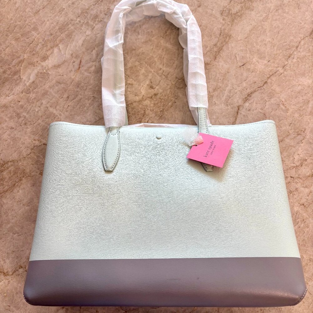 NWT Kate Spade Rock Center Large Tote Bag With Attached Zip Pouch - Picture 2 of 5